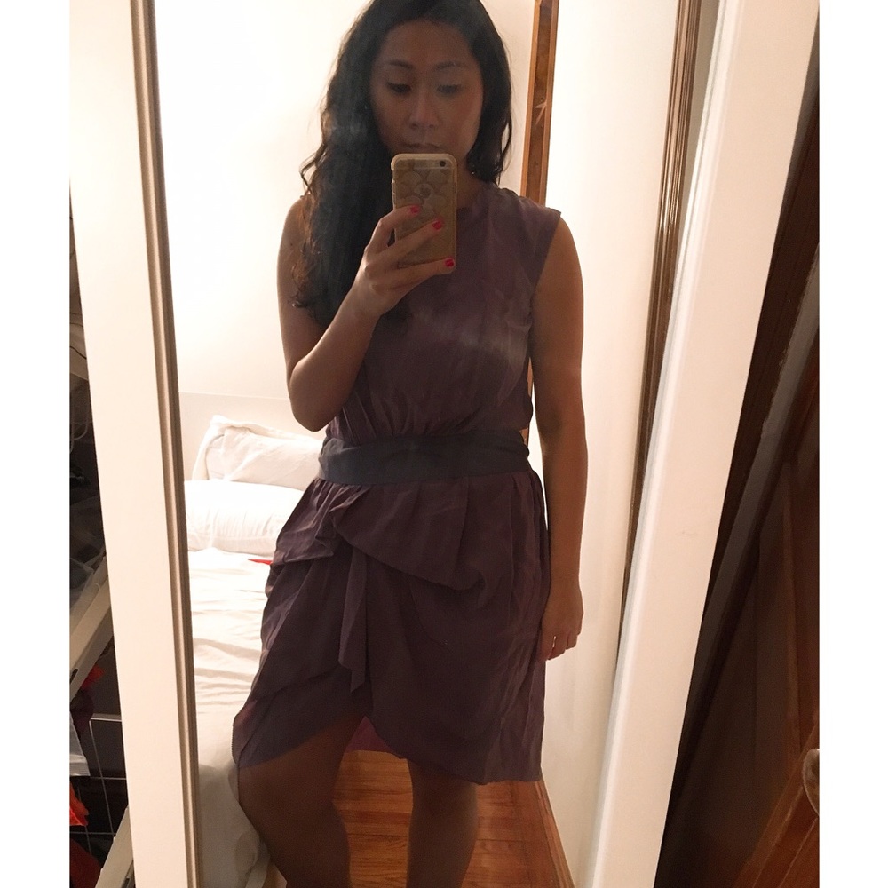🌟SALE🌟Alldressedup silk purple &blue dress szL